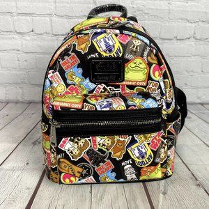 Star Wars x Loungefly Kawaii Sticker Mini Backpack